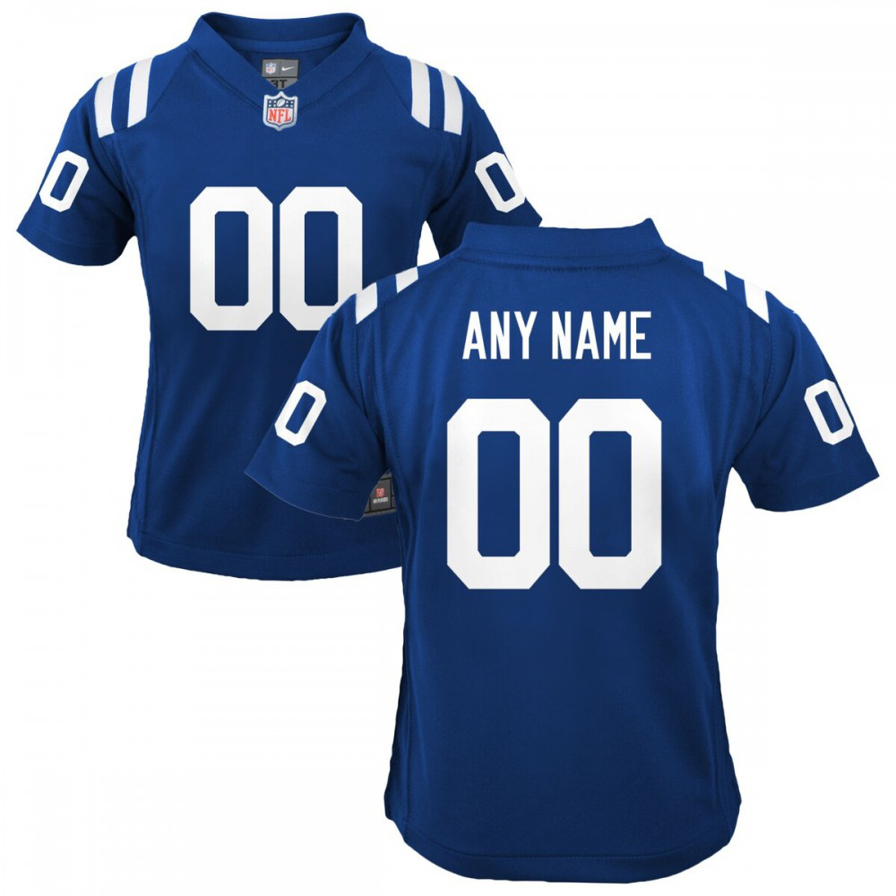 Nike Indianapolis Colts Youth Custom Game Jersey - Royal-GridironStore